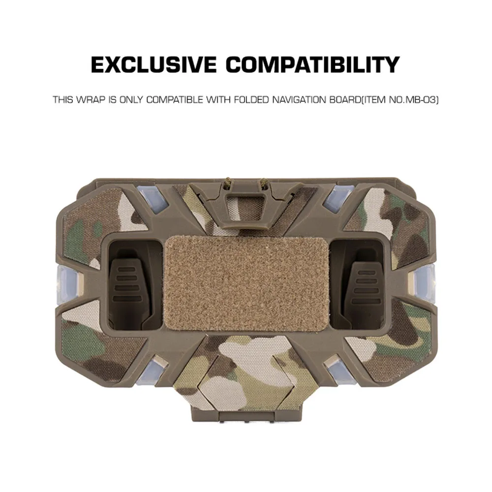 Tablero de navegación plegable para teléfono MOLLE táctico, pegatina de camuflaje, soporte para teléfono, pegatina decorativa, accesorios de caza - imagen 5