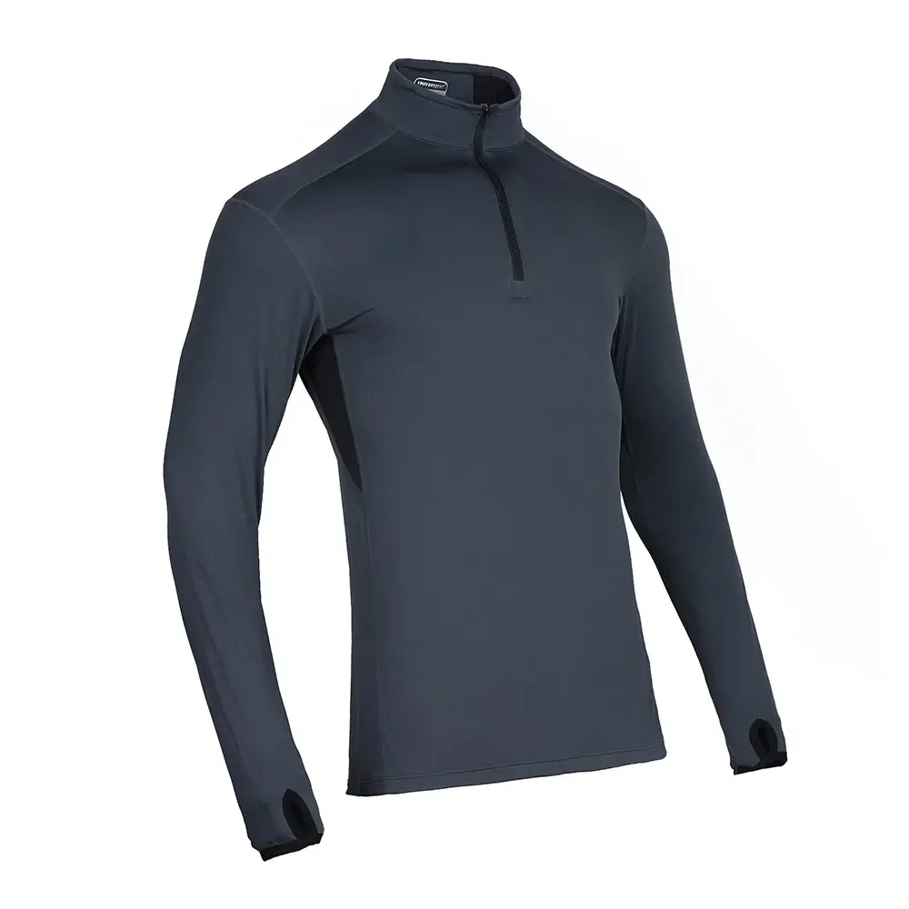 Emersongear-Conjunto de ropa interior cálida y transpirable con cremallera, traje térmico de invierno, Tops, pantalones, camisas, pantalones, viaje, informal, GB - imagen 3