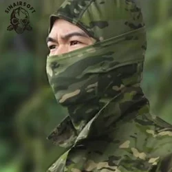 Pasamontañas camuflaje para ciclismo y actividades al aire libre