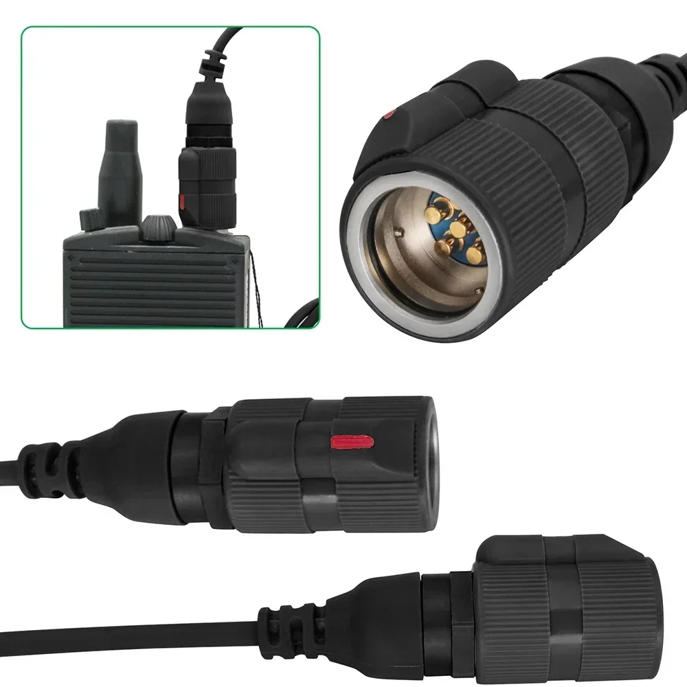 Adaptador de auriculares tácticos U94 Ptt, enchufe de 6 pines para PRC 163 PRC148 / PRC 152 militar Airsoft COMTA, auriculares de caza y tiro - imagen 5