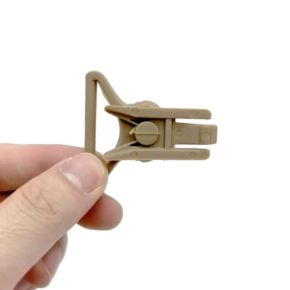 Juego de 6 unidades de Clips giratorios para gafas de casco, rieles laterales para casco, accesorios tácticos para casco Airsoft - imagen 3