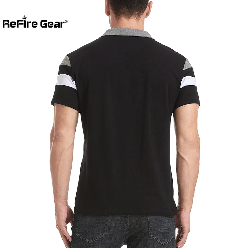 Polo táctico ligero elástico hombre rayas botonadura contraste - imagen 4