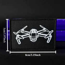 Parche de moral táctico Dron UAV gancho y bucle para ropa y mochila