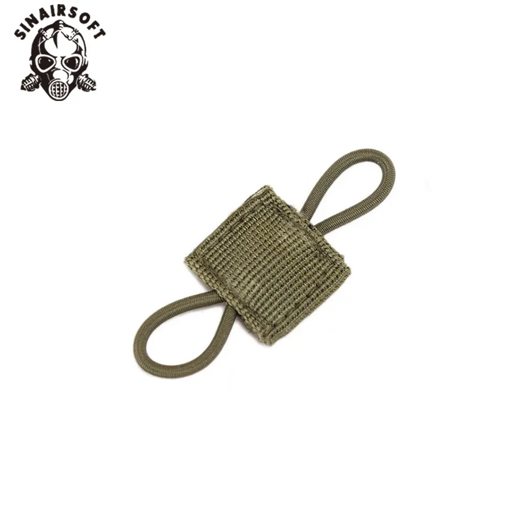 Hebilla de cinta elástica MOLLE táctica, retenedor de encuadernación táctica para antena, palo, tubería, cuerda elástica, hebilla de correas - imagen 3