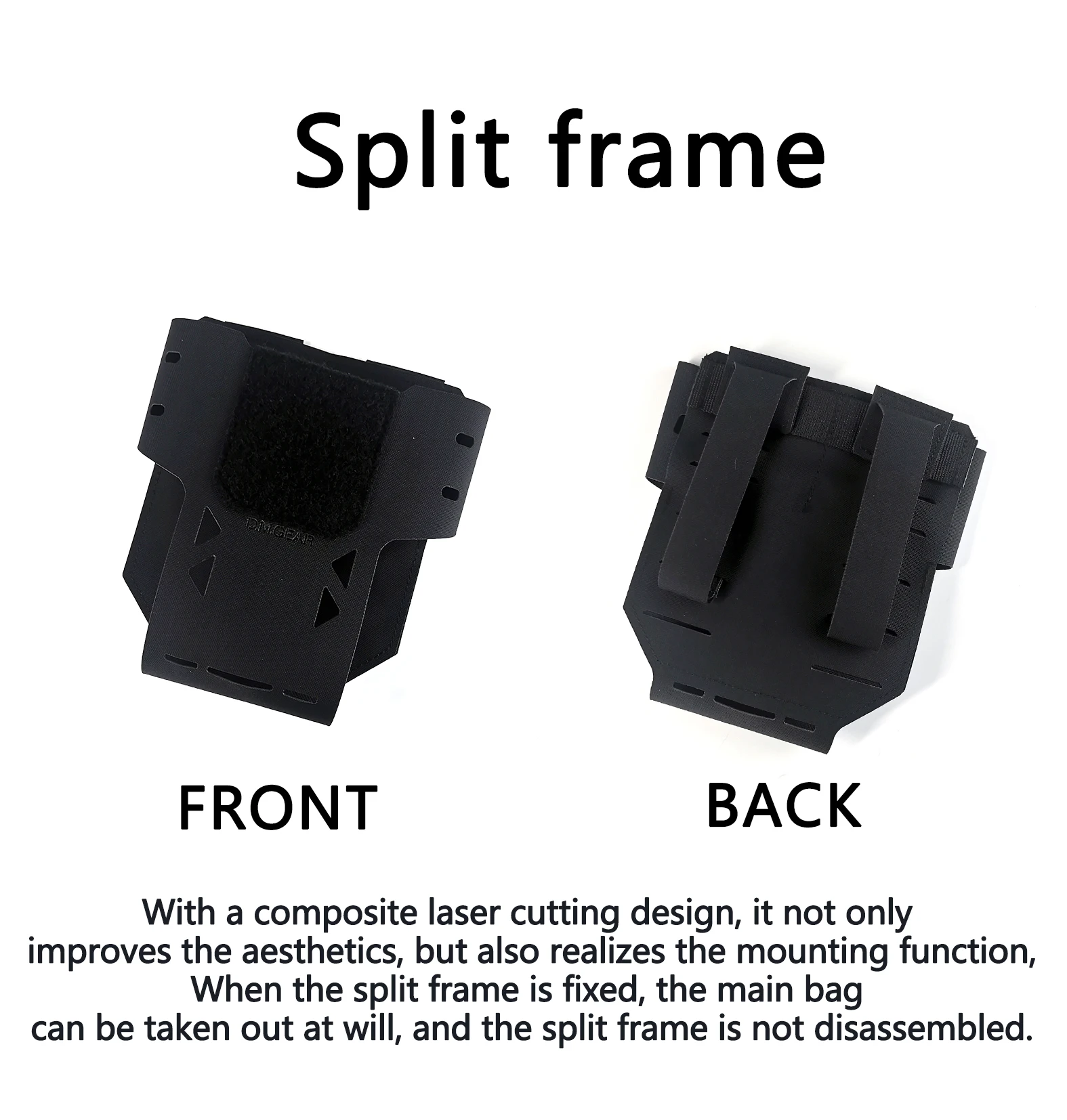 DMGear-Bolsa de acero para el vientre, Kit médico multifuncional, versión Vertical - imagen 4