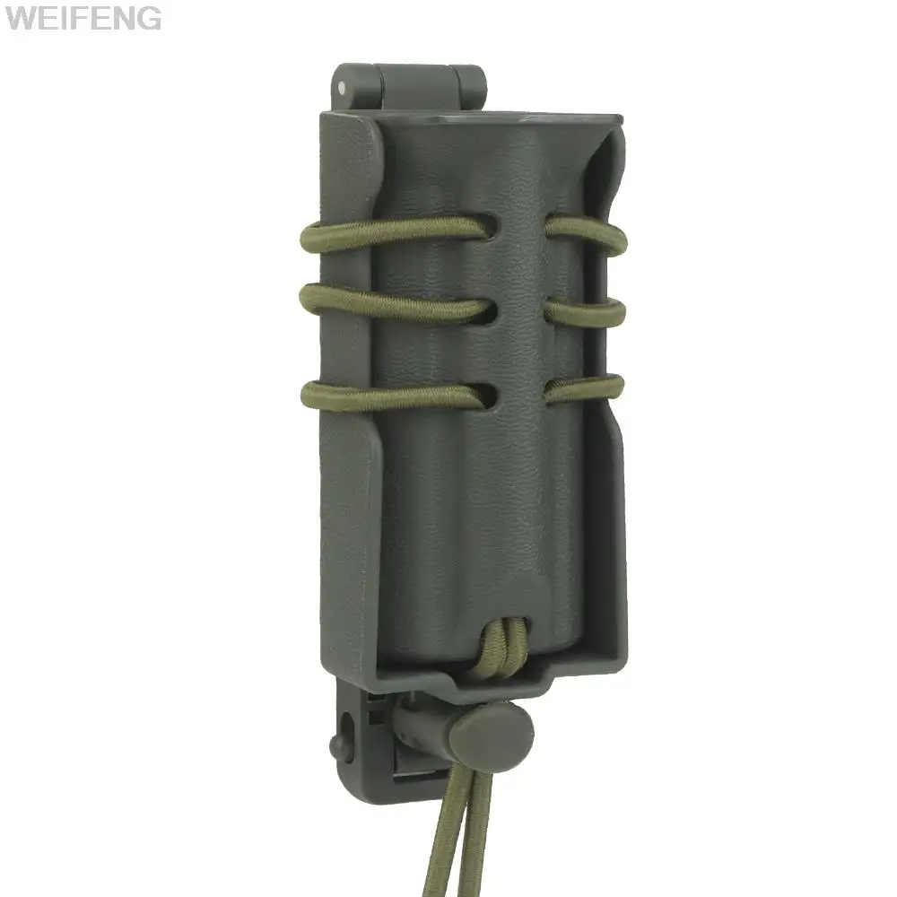 Funda táctica Molle de 9mm para pistola Mag, funda militar de tracción rápida única, Funda Universal para Glock, accesorios de caza - imagen 3