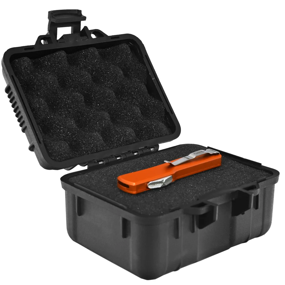 Caja de herramientas pequeña de plástico, caja impermeable, cajas de almacenamiento, caja de herramientas de seguridad para maletas mecánicas, estuche rígido portátil para exteriores - imagen 5