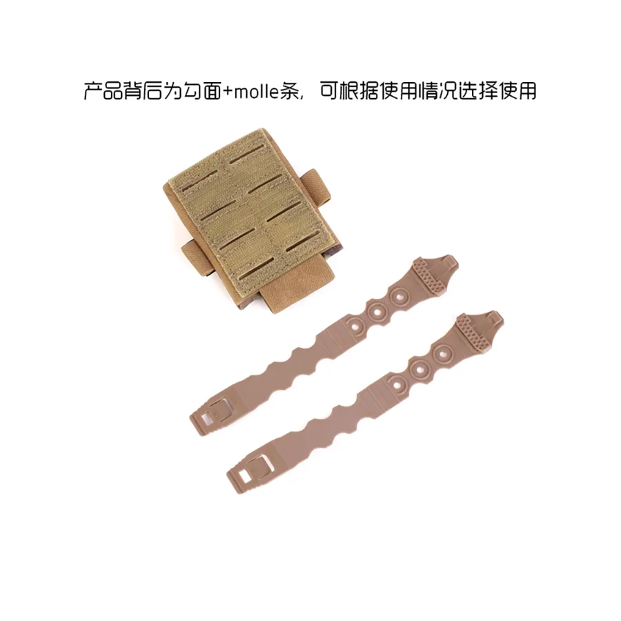 Chaleco táctico multiusos para caza, accesorios Molle, bolsa varios para cuaderno, tamaño B7, Bloc de notas, bolsa de almacenamiento para cuaderno - imagen 3