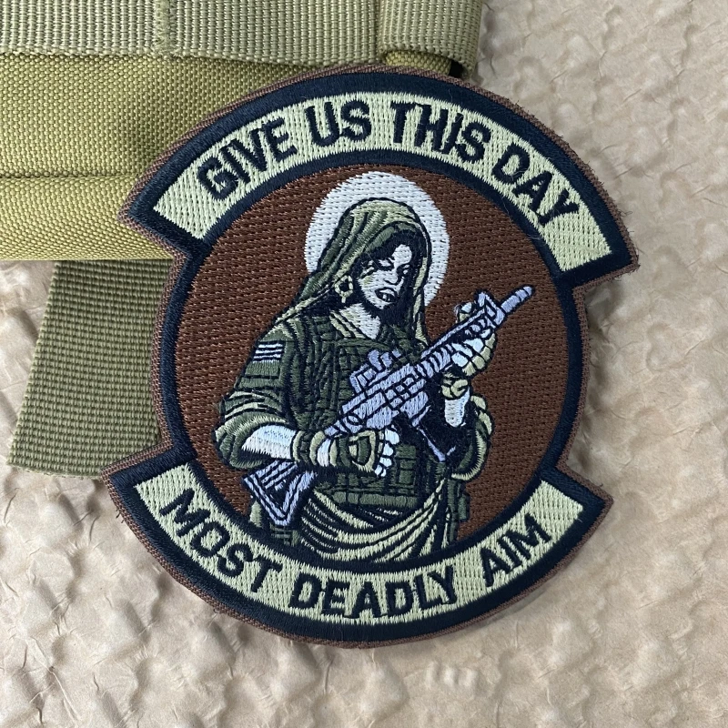 Parche militar bordado táctico de combate de armas, gancho y bucle, pingüinos, llevar lucha o vuelo, insignia de moral, pegatina de mochila - imagen 4