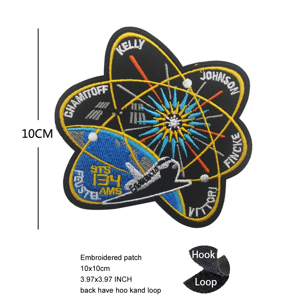 Bolsa al aire libre lanzamiento un insignia de cohete Alien Falcon astronauta exploración espacial resistencia bordado STS Discovery parche de astronauta - imagen 5