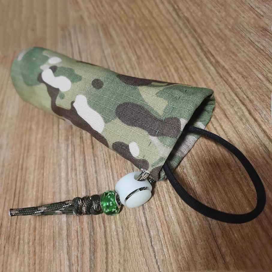 Hebilla luminosa de nariz de cerdo, cuerda de paraguas para exteriores de 4mm, bloqueo de presión, botón de ajuste elástico EDC, accesorio para mochila - imagen 5