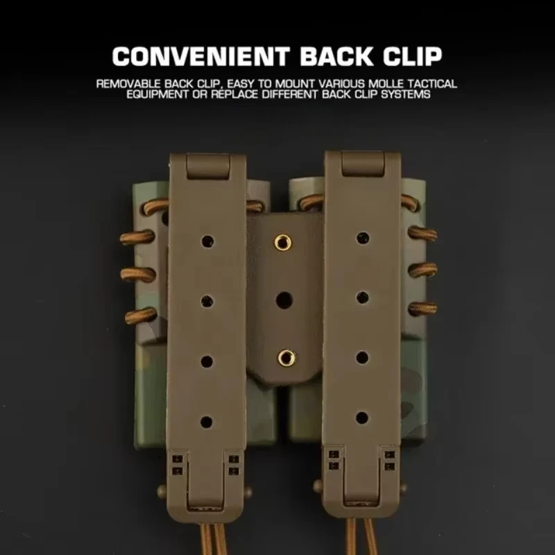 ERQYGRA revista táctica 9mm doble bolsa de caza Urban Mag CS tiro al aire libre juego de guerra accesorios Airsoft equipo de Paintball - imagen 4