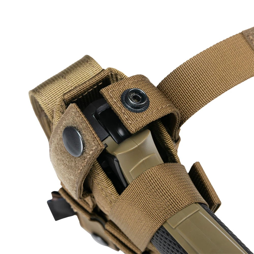 Funda táctica para pistola Molle Airsoft, bolsa Universal para mano derecha, para M1911, G17, G18, G19, G26, G34, CZ, P-10C - imagen 4