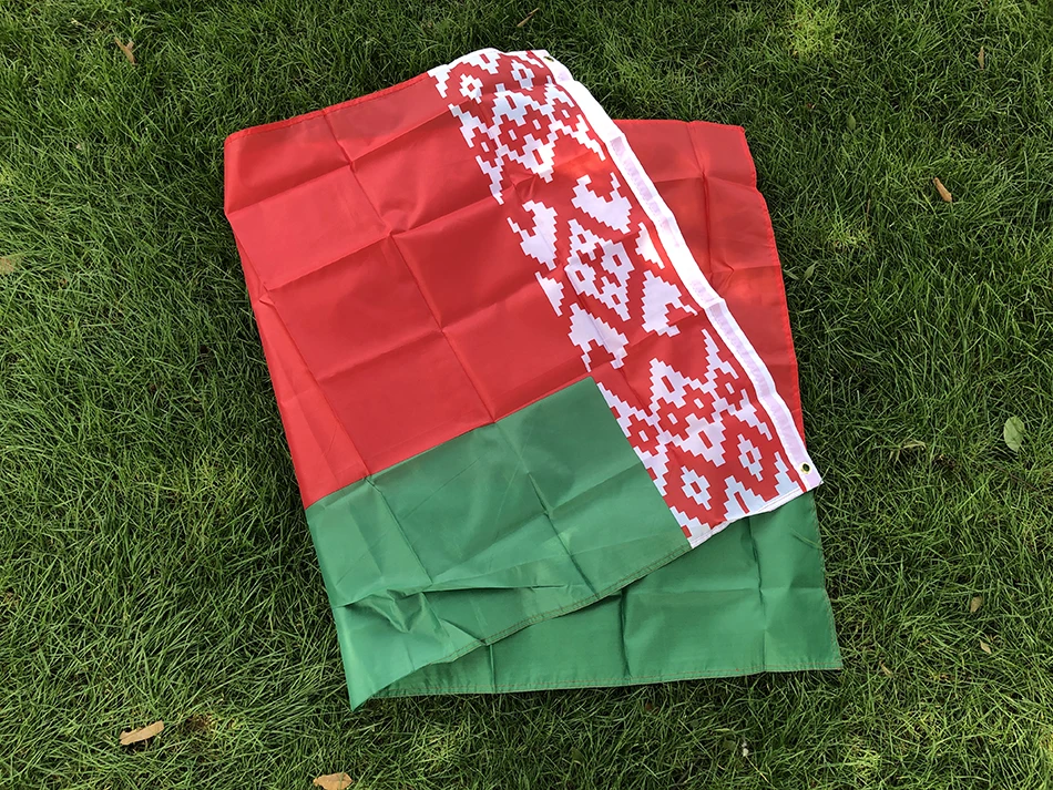 BANDERA DE SKY, envío gratis, bandera de Bielorrusia, 90x150cm, bandera nacional bielorrusa de poliéster de alta calidad para decoración y actividades del hogar - imagen 5