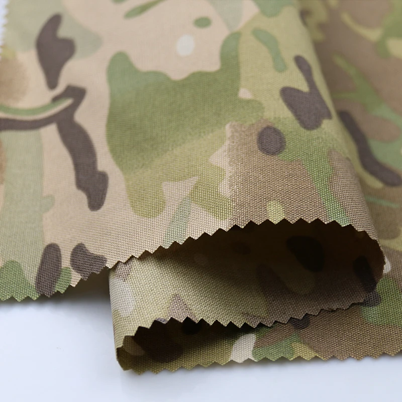Tela de nailon con estampado de camuflaje, tejido táctico IRR antiinfrarrojo de 1,5 M de ancho, 500D MC / MCBK/AOR1, equipo de camuflaje para manualidades - imagen 2