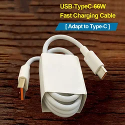 Cable USB-C 66W carga rápida para dispositivos electrónicos