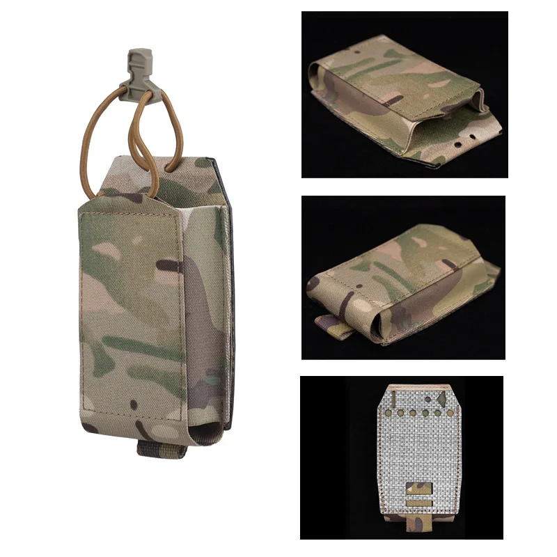 Bolsa para cinturón de caza, bolsa funcional Horizontal ligera, bolsa para accesorios de almacenamiento 5,56/7,62