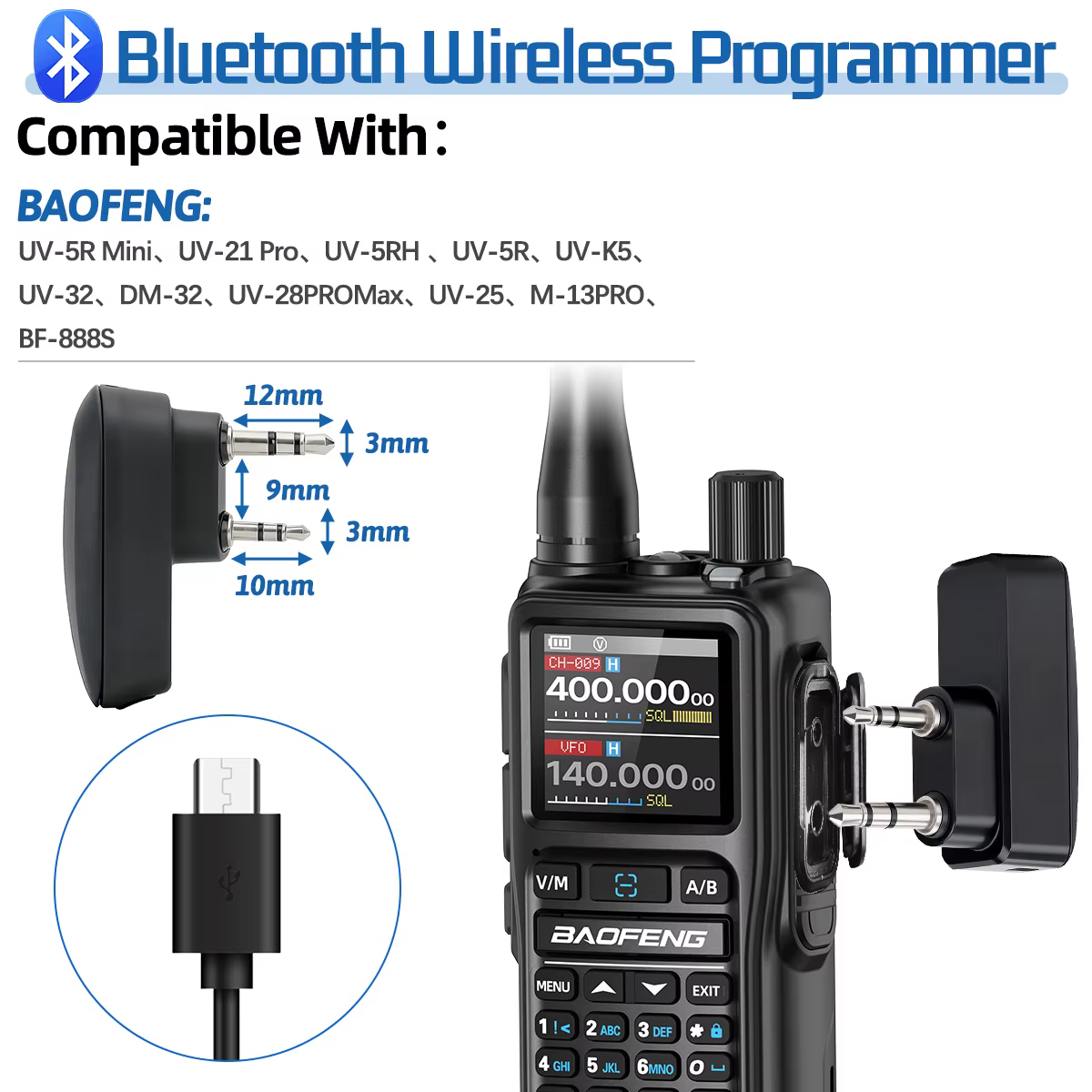 Programador Bluetooth Baofeng para programación de emisora - imagen 5