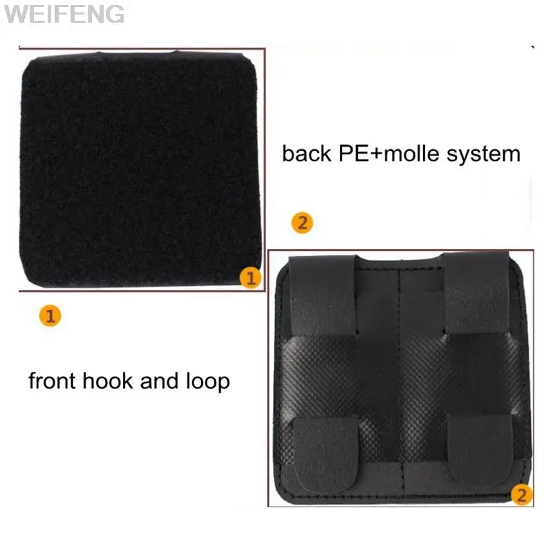 Panel de bucle de parche de identificación Modular táctico, convertidor de gancho y bucle Molle, Panel adaptador de cinta para insignia de parche DIY, chaleco de caza militar - imagen 2