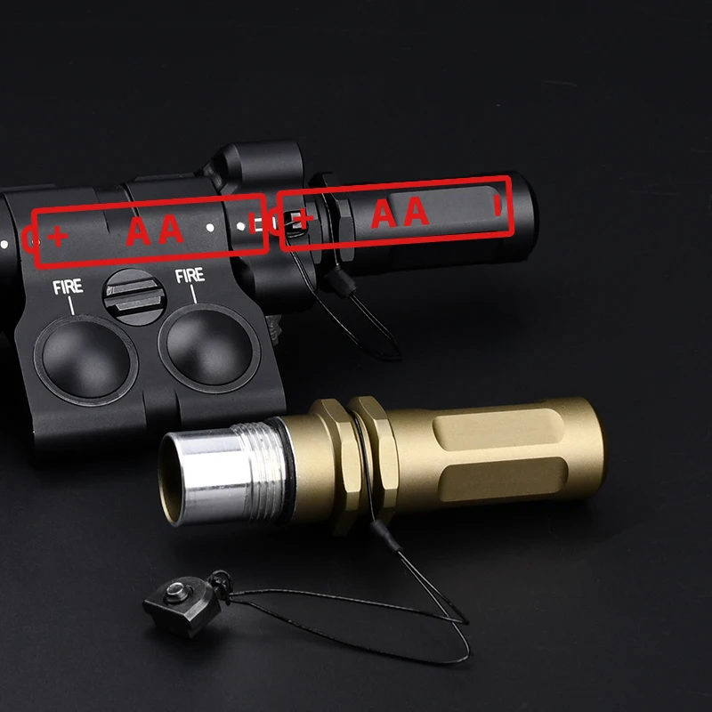 WADSN Metal CNC MAWL C1 + láser verde rojo azul punto punteado dispositivo IR iluminación con la última batería AA accesorio juego de caza - imagen 5