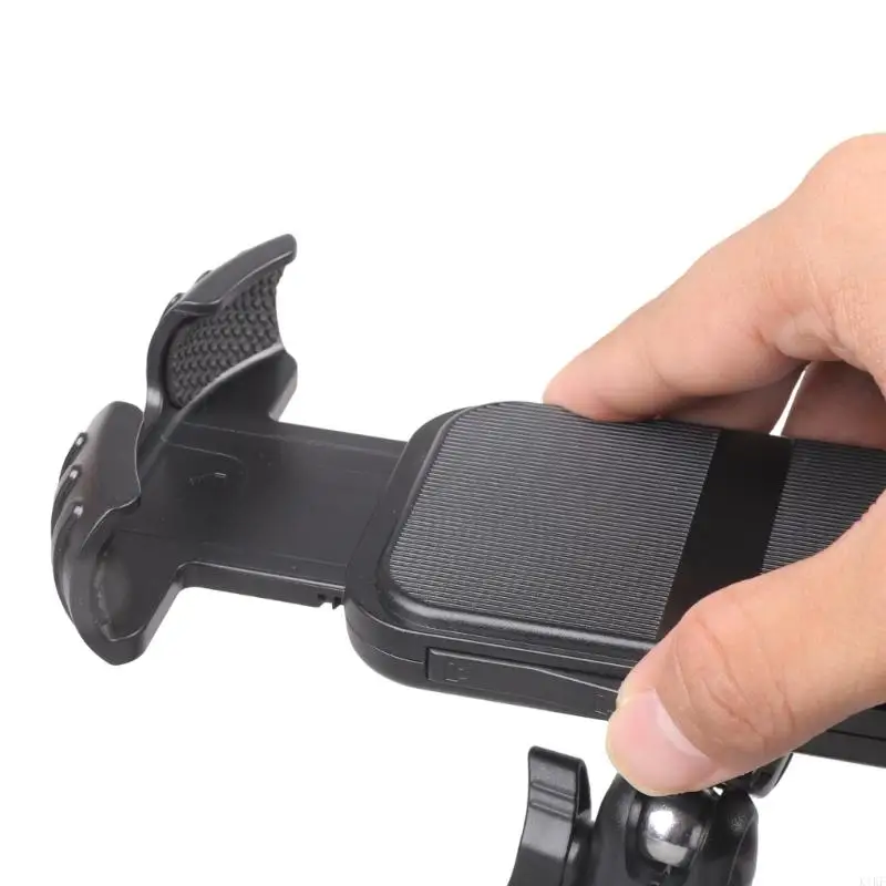 Trípode giratorio para teléfono con brazo de micrófono y luz estudio - imagen 4