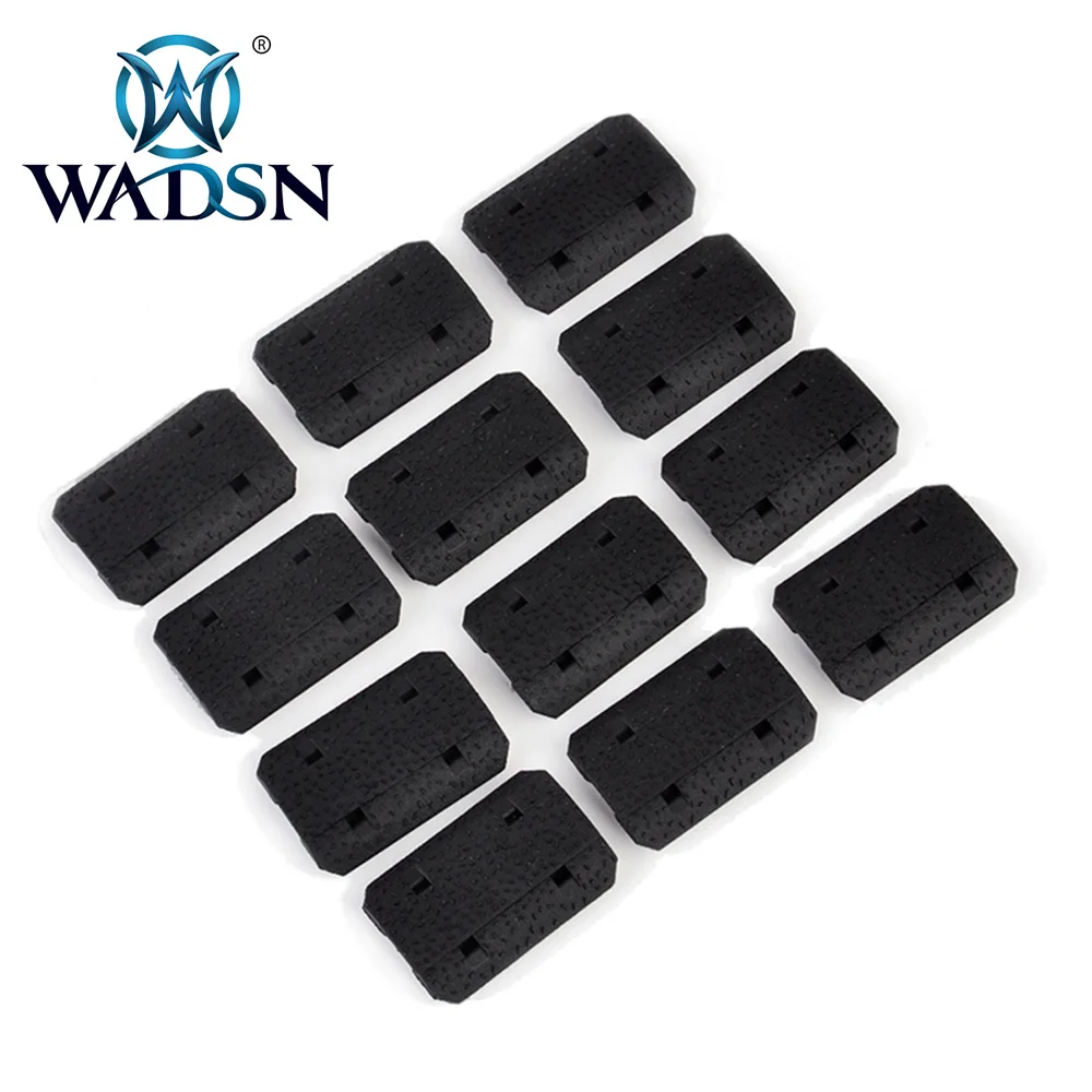 WADSN-cubierta de riel de guardamanos táctico para sistema m-lok, 12 piezas, montaje Airsoft Weaver M LOK tipo Softair M4 AEG, accesorio de caza - imagen 4