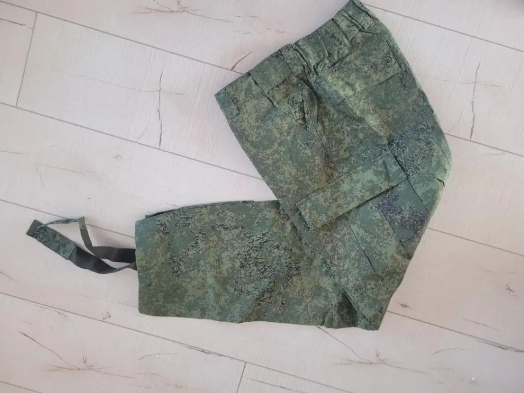 Conjunto de traje de camuflaje digital ruso para exteriores, traje de entrenamiento para hombre verde pequeño - imagen 3