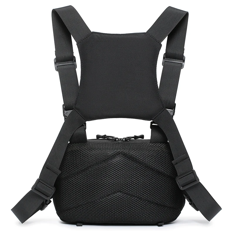 Paquete de pecho táctico Sistema de correas MOLLE Cierre de cremallera, transpirable, senderismo al aire libre - imagen 2