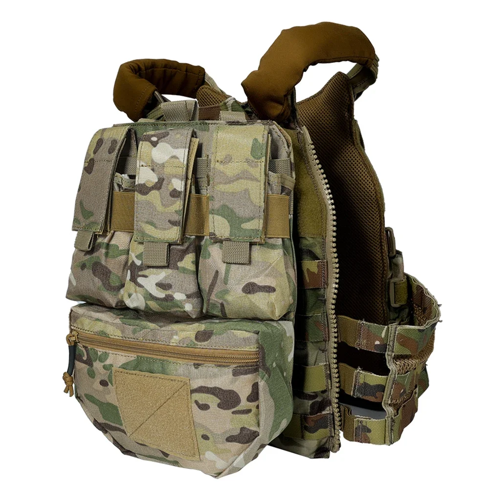 SINAIRSOFT Bolsa MOLLE Portaplacas – Panel Trasero para Airsoft y Caza - imagen 4