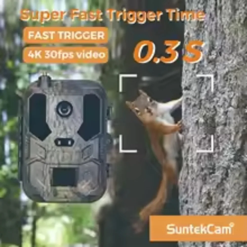Cámara de caza 4G 4K visión nocturna IP66 con app móvil - imagen 3