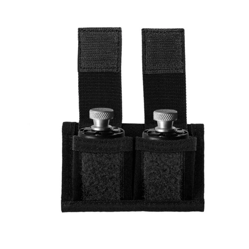 Bolsa táctica para revólver doble, bolsa MOLLE, soporte de nailon para cargadores de velocidad Taurus 85 HKS.45 colt S & W 38 - imagen 2