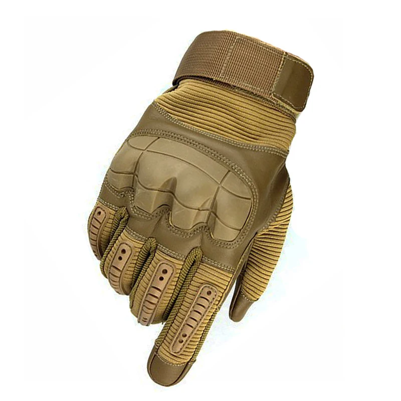 Guantes con pantalla táctil de dedo completo para hombre, guantes armados de combate con nudillos duros, guantes de caza Airsoft, guantes para ciclismo y senderismo - imagen 2