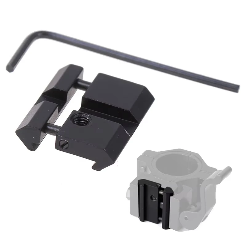 Base de montaje de adaptador de alcance, cola de milano de 11mm a 20mm, accesorio convertidor de anillo de Rifle de montaje en riel Picatinny Weaver para caza - imagen 2