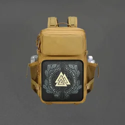 Parche con estampado de árboles Valknut y Igradrasil, chaleco táctico, insignia de moral con gancho y bucle, pegatinas para mochila, parches para brazalete para ropa