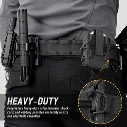 Funda de cuero para esposas Molle, adecuada para cinturones, chalecos, esposas, caza y accesorios al aire libre