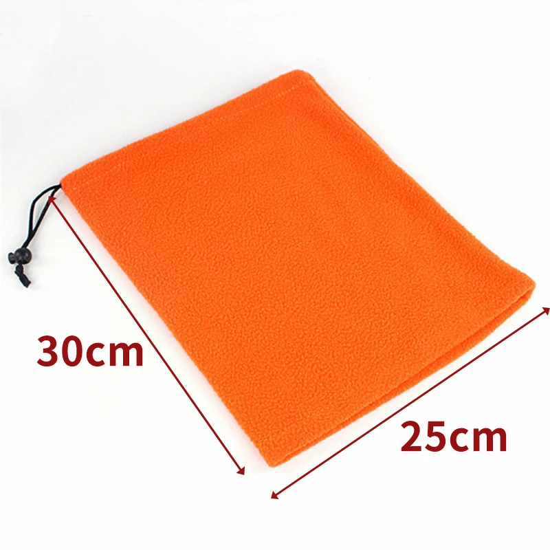 Gorro de ciclismo cálido para invierno, babero Polar, tubo para el cuello, calentador de orejas, pesca, patinaje, correr, bufanda deportiva para acampar, senderismo, máscara - imagen 3