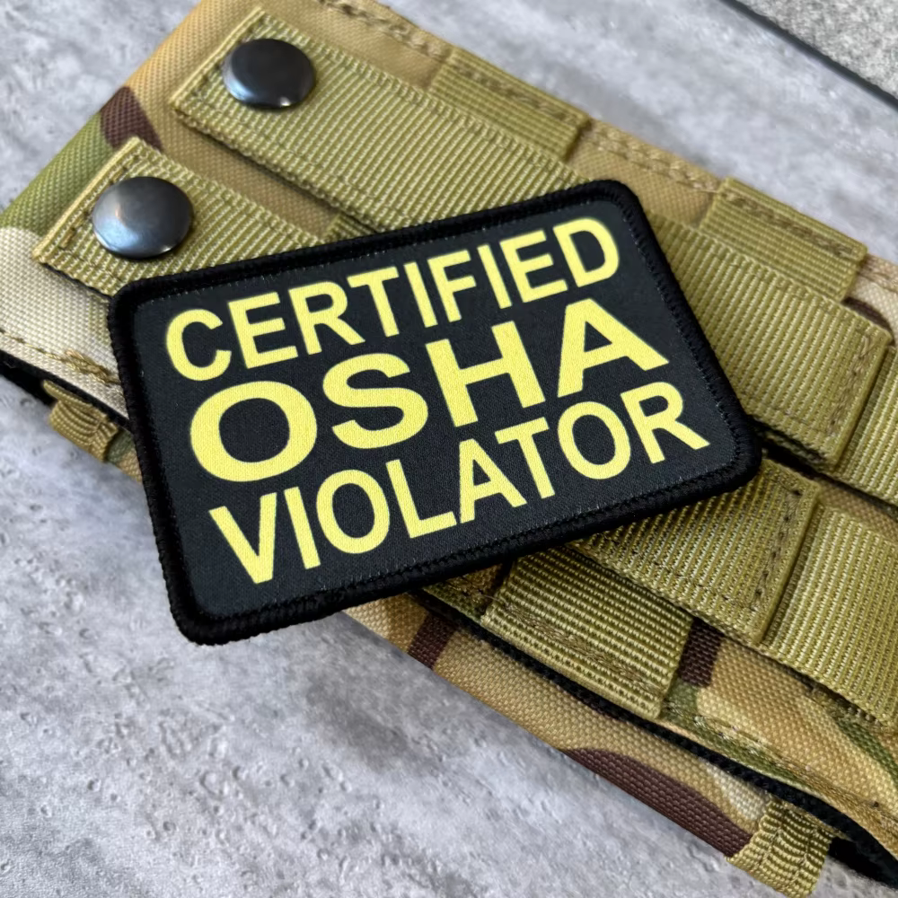 Parche táctico OSHA con memes, insignia militar y velcro para mochila - imagen 4