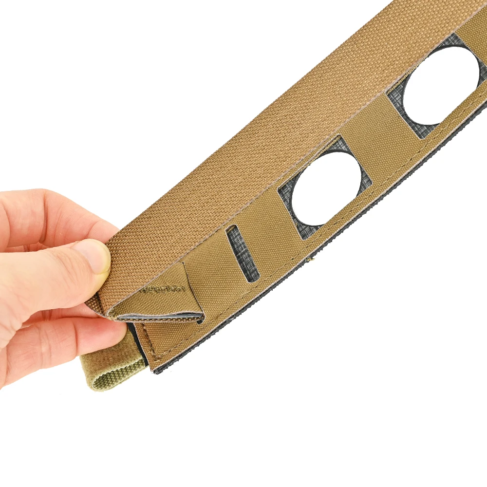 Panel Trasero Táctico MOLLE 10 #   Adaptador de cremallera corte láser MOLLE placa trasera Base de bolsillo FCPC FCSK 3,0 portador de placa chaleco de caza - imagen 2