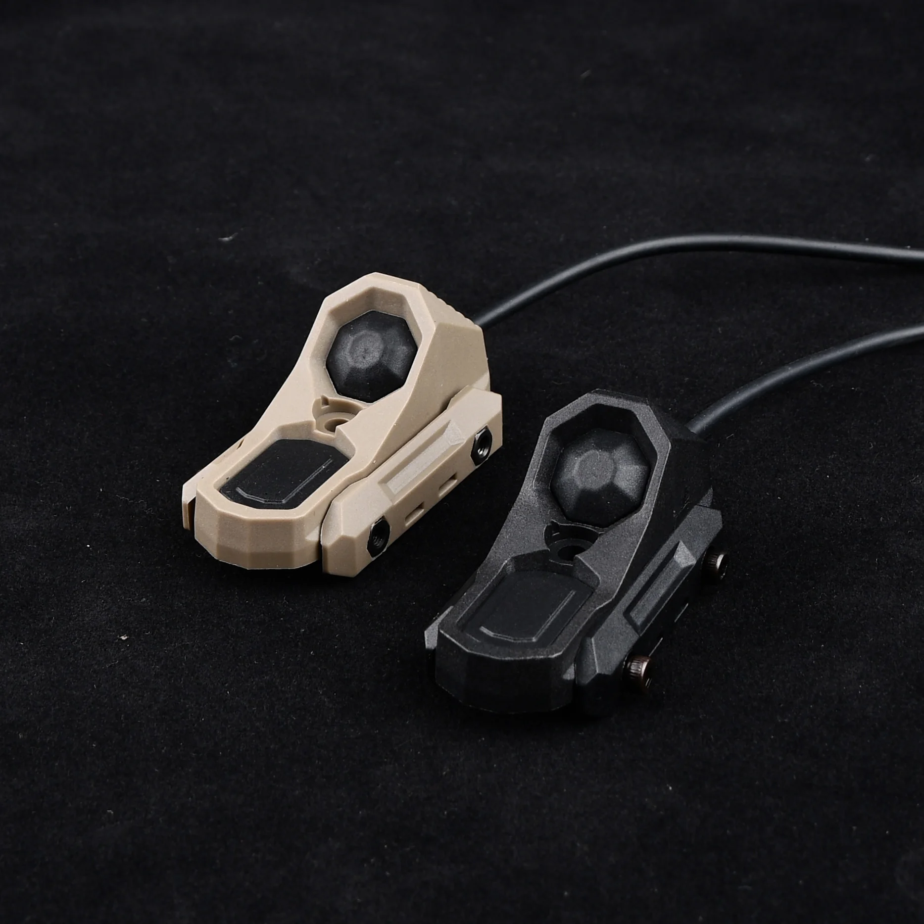 AXON Picatinny Mlok Rail interruptor doble remoto de un solo cable Compatible con linterna de arma SF grúa láser DBALPEQ de 2,5mm - imagen 4