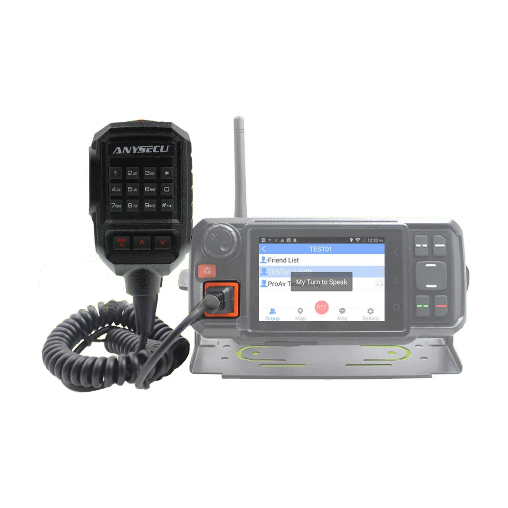 Micrófono de mano Original para Walkie Talkie anysec, Radio de red Android 4G, w2plus, N60 - imagen 4