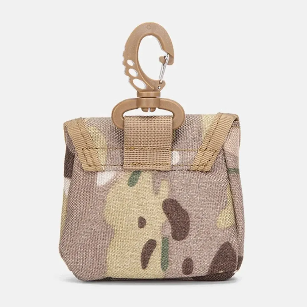 Bolsa EDC impermeable para acampar, monedero táctico para cambio de llave, Kit de viaje, monedero para caza al aire libre, bolsa de cintura de camuflaje - imagen 4