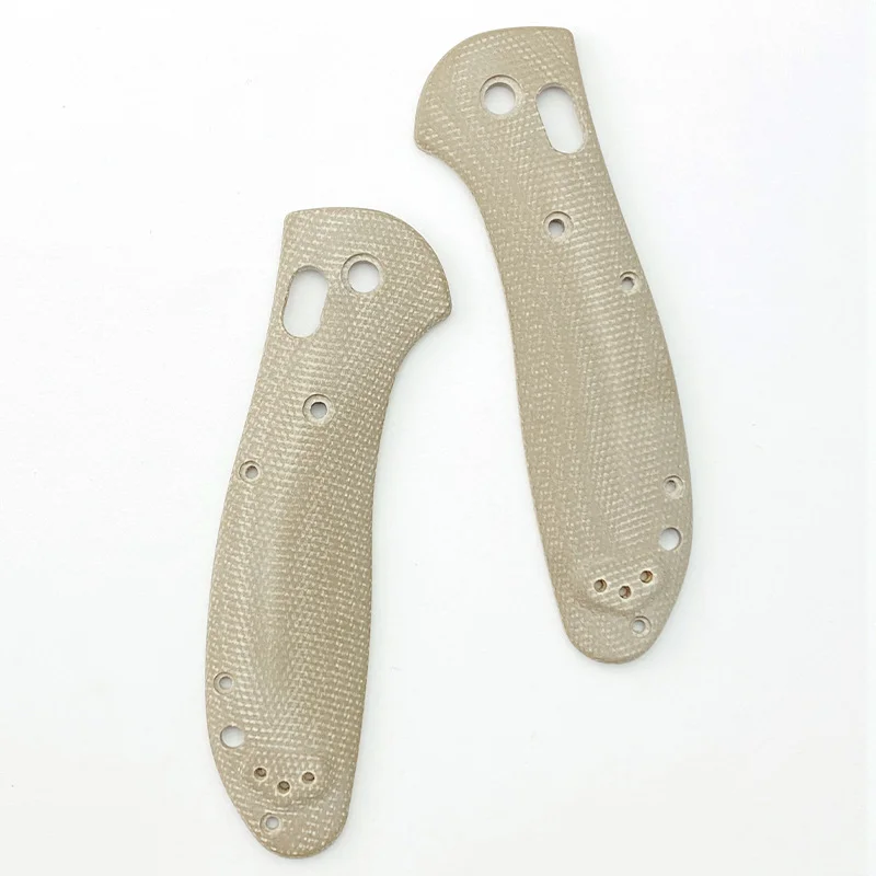 Parches de básculas con mango de cuchillo hecho en Micarta CNC, tipos A B, para cuchillos Griptilian 551 hechos en banco, accesorios de repuesto - imagen 4
