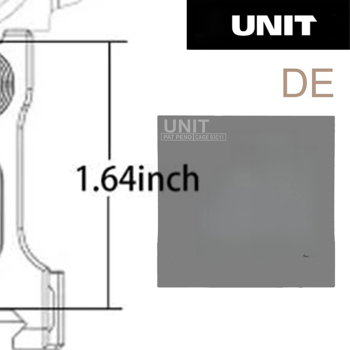 UNIT 1.64 inch DE