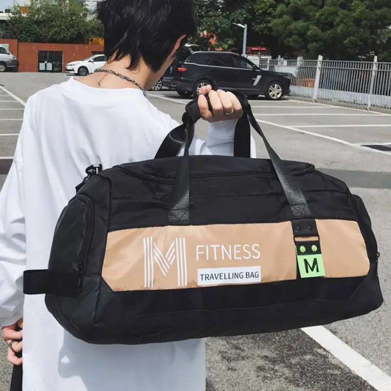 Bolsa de Yoga para gimnasio, bolsas de lona deportivas con mochila de escalada para acampar al aire libre en seco y húmedo, mochila grande resistente al desgaste para viajes y senderismo - imagen 2