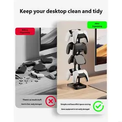 Mando para juegos General con soporte auriculares y cartuchos