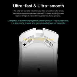 Pies ratón para videojuegos J1HC, pegatina pies ratón con Control preciso para patines ratón DeathAdder suaves