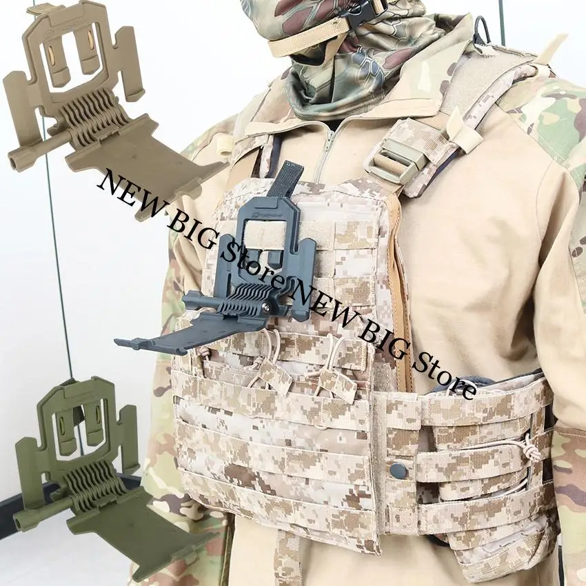 Panel táctico MOLLE para navegación, soporte móvil y bolsa airsoft