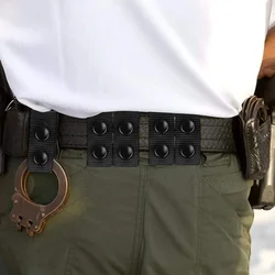 4 Uds. Cinturón de trabajo táctico, hebilla a presión de nailon, soporte de lazo para cinturón de seguridad, hebilla de gancho de sujeción para cintura