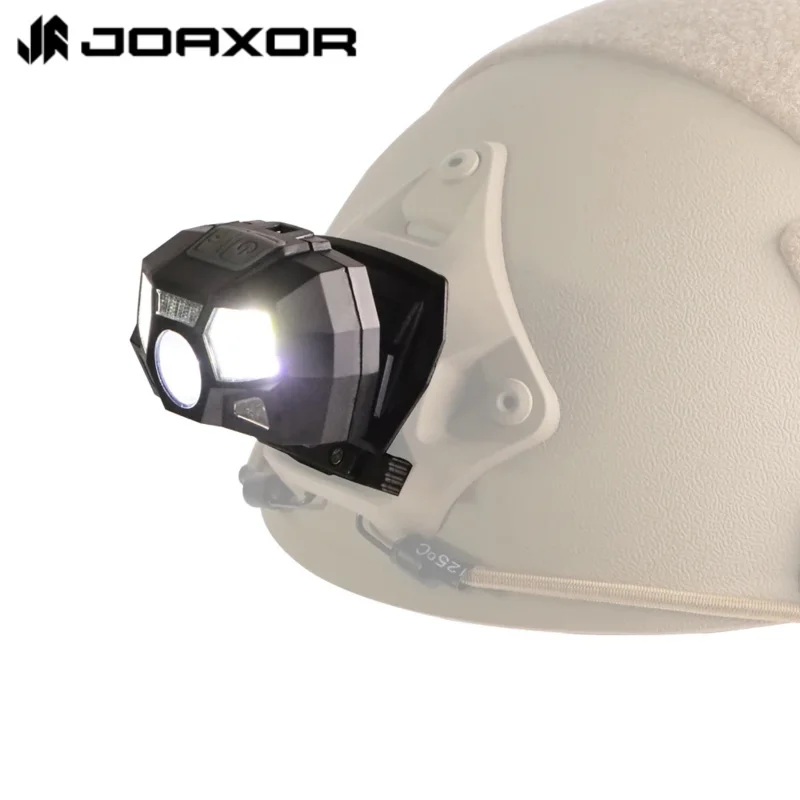 JOAXOR Casco Táctico LED Montura NVG Carga USB – Caza y Pesca