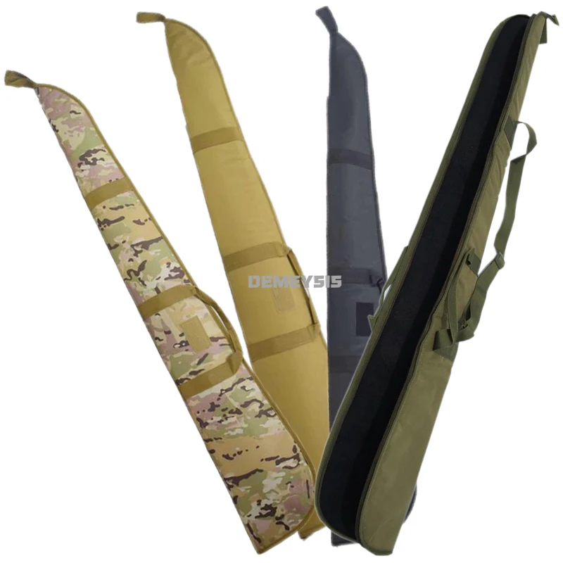 Bolsas para pistola de caza al aire libre de 126CM, bolsa de protección para pistola táctica, bolsa para transporte de pistola de aire, mochila con correa para hombro para Rifle de tiro - imagen 3